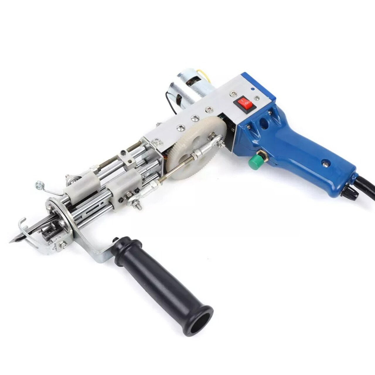 Electric Carpet Tufting Gun Cut Pile Weaving Flocking Machine Kit 9-21mm 50W